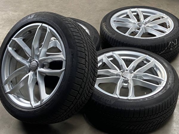 Mooie velgen met winterbanden voor Audi A6 - Afbeelding 2