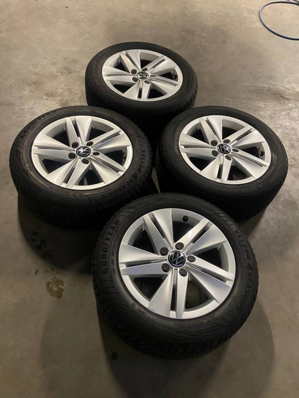 Originele Volkswagen Velgen voor Golf 7.5 met Banden – Nieuwstaat - Afbeelding 5