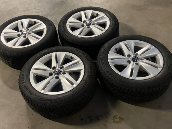 Originele Volkswagen Velgen voor Golf 7.5 met Banden – Nieuwstaat - Afbeelding 3